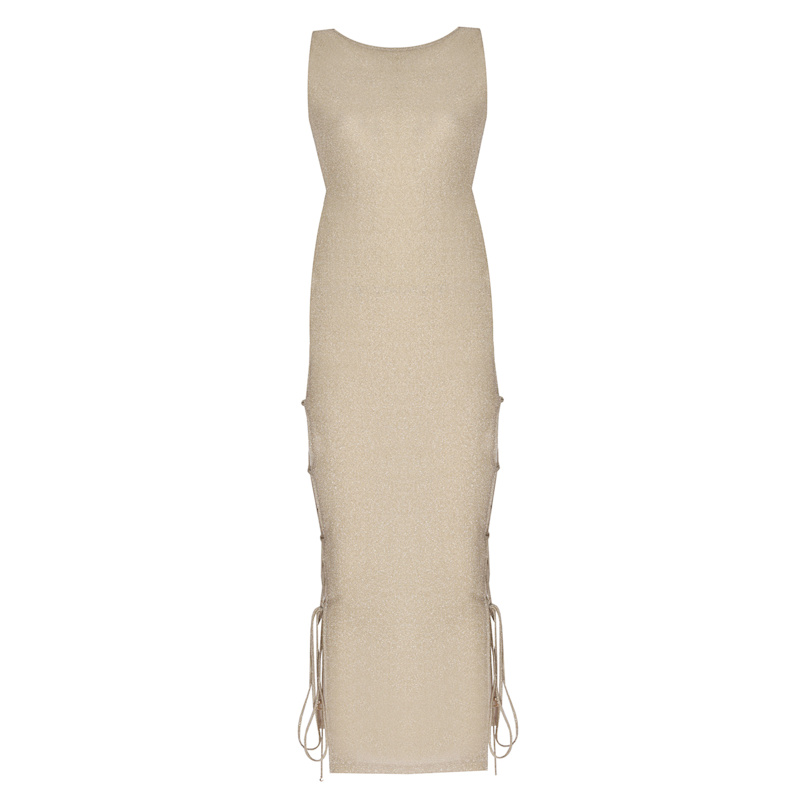 slim fit dress slacks Flo Gold Crochet Offtheshoulder Short Beach Dress