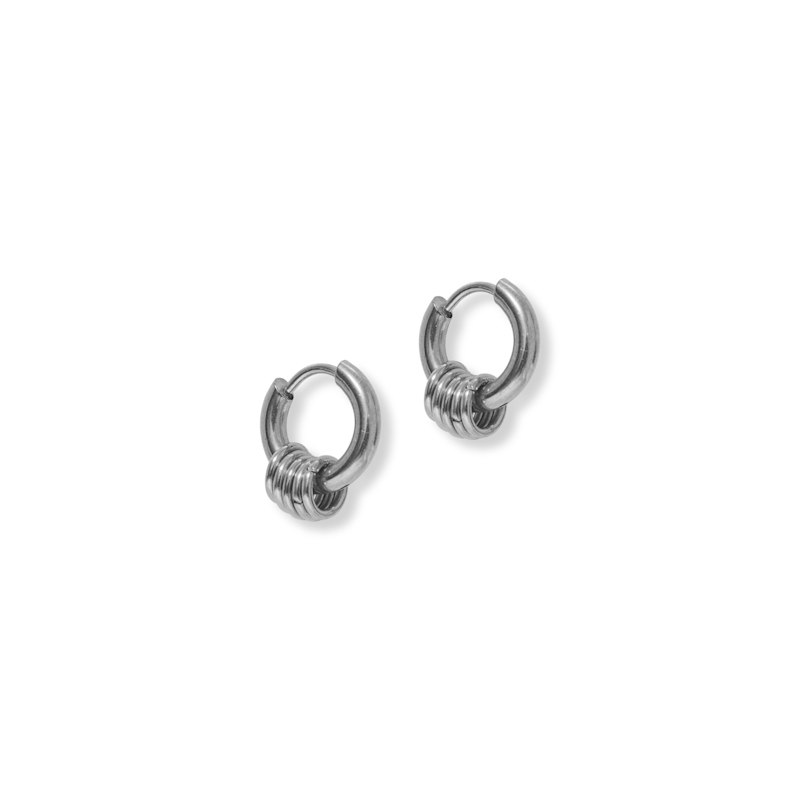 Thumbnail of Silver Sienna Hoops image