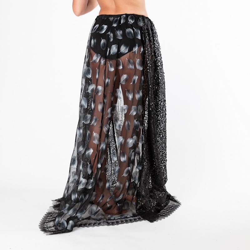 Thumbnail of Dylan - Lace & Sequin Maxi Skirt image