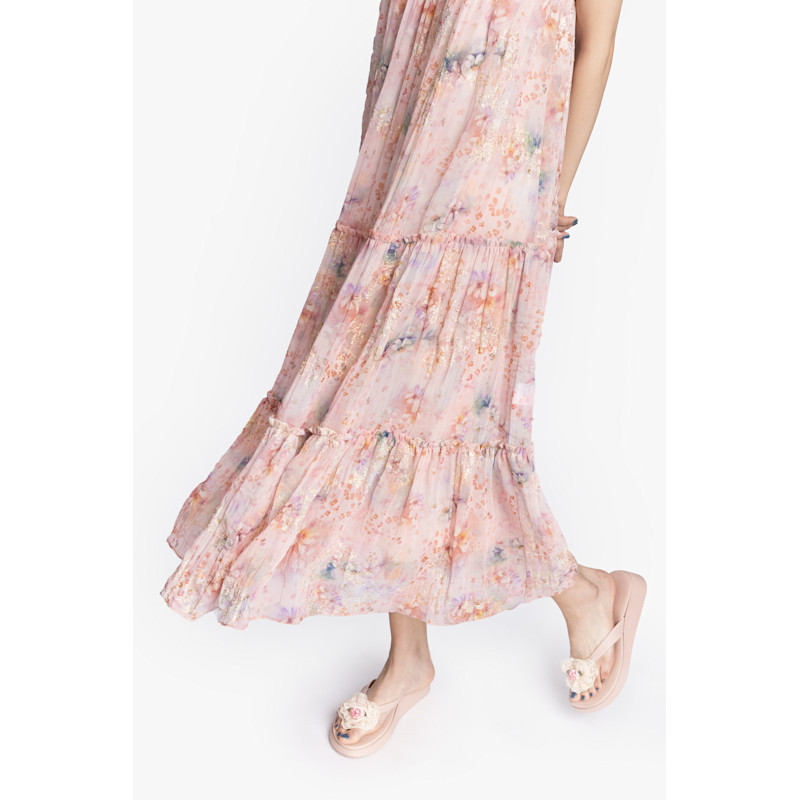 Thumbnail of Oasis Blooms Tiered Maxi Dress image