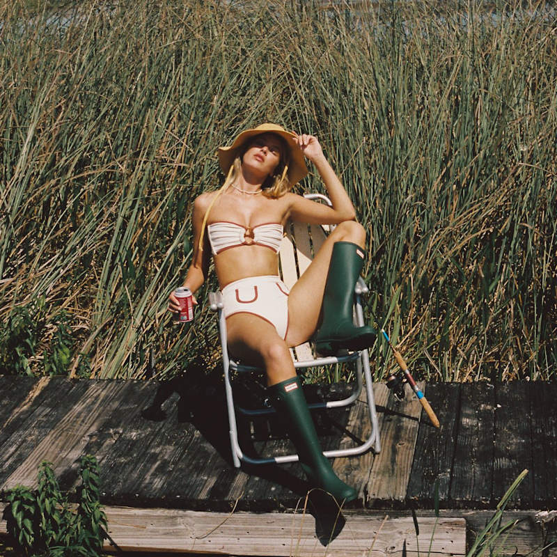 Thumbnail of Oat Terracotta Binded Polly Bikini Bottom image