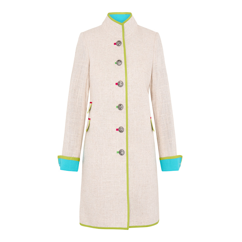 Thumbnail of Oatmeal Linen Cavalier Jacket image