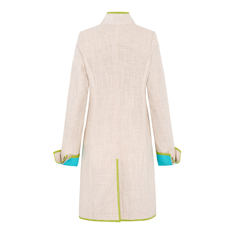 Thumbnail of Oatmeal Linen Cavalier Jacket image