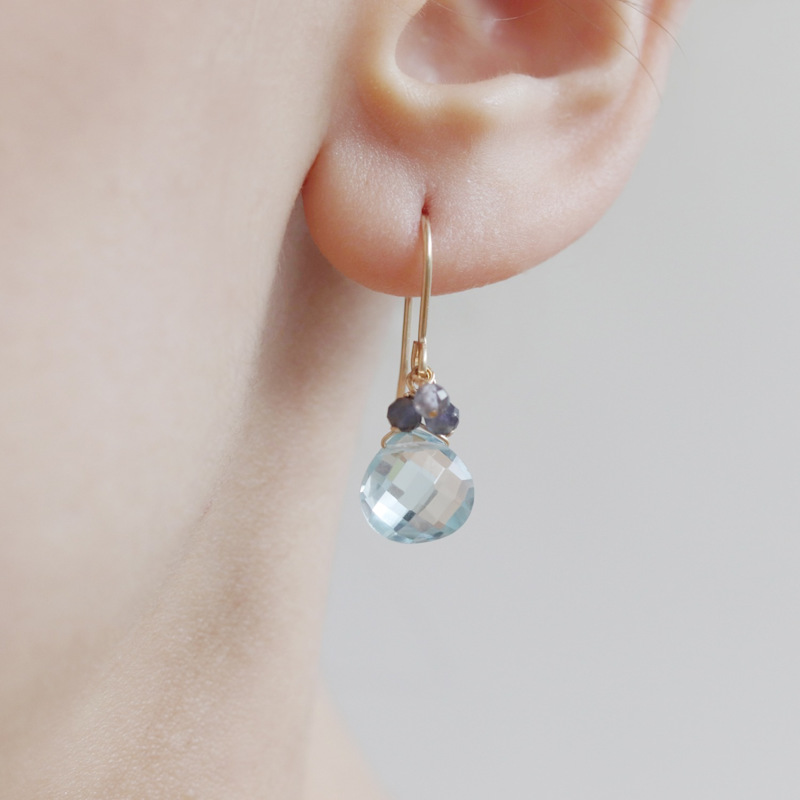 Thumbnail of Blue Topaz Earrings image
