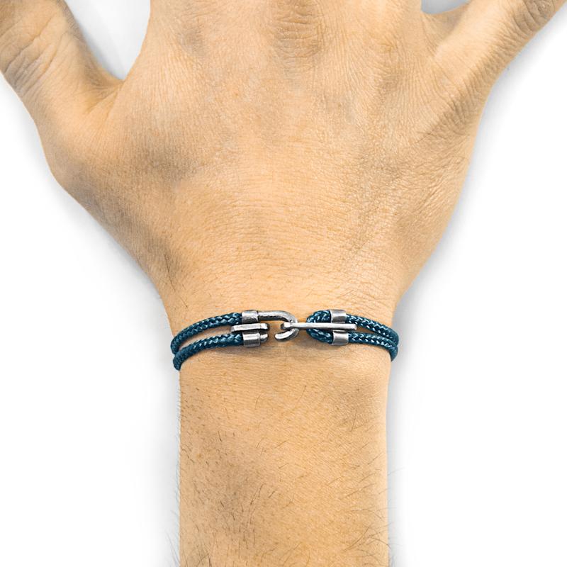 Thumbnail of Ocean Blue Canterbury Silver & Rope Bracelet image