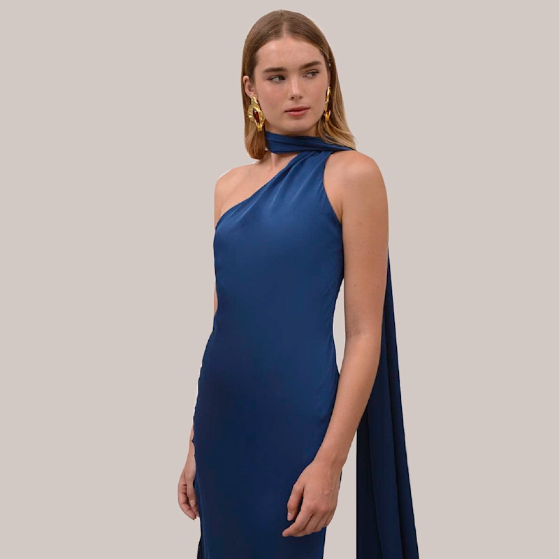 Thumbnail of Odette Dark Petrol Dress image