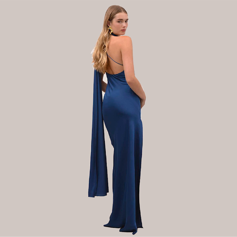 Thumbnail of Odette Dark Petrol Dress image