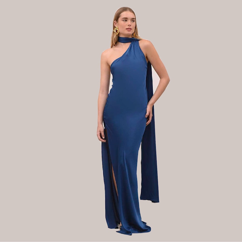 Thumbnail of Odette Dark Petrol Dress image