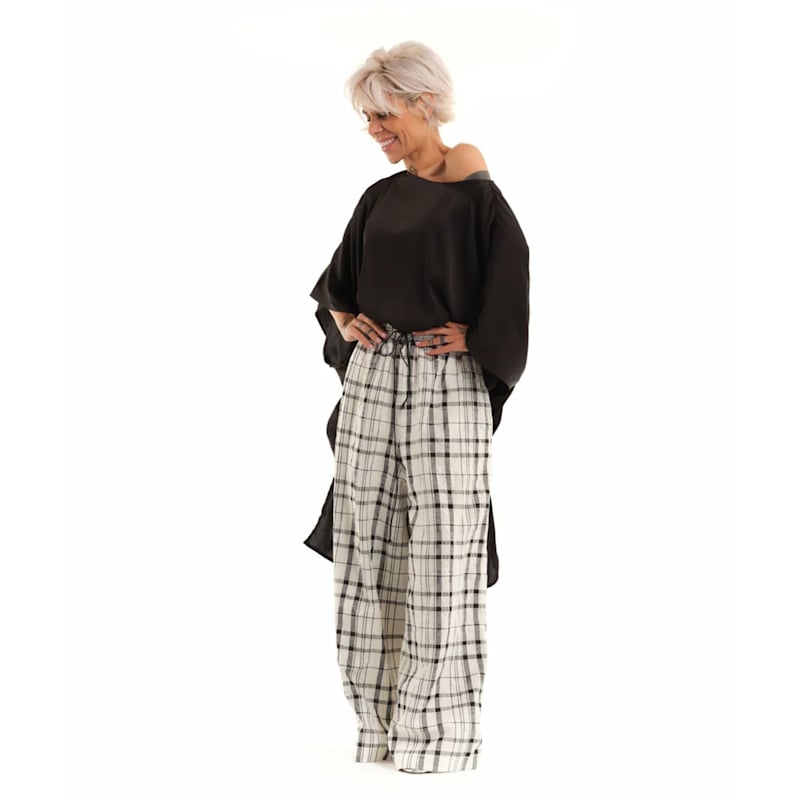 Thumbnail of Off-The-Shoulder Maxi Tunic In Black One Size image