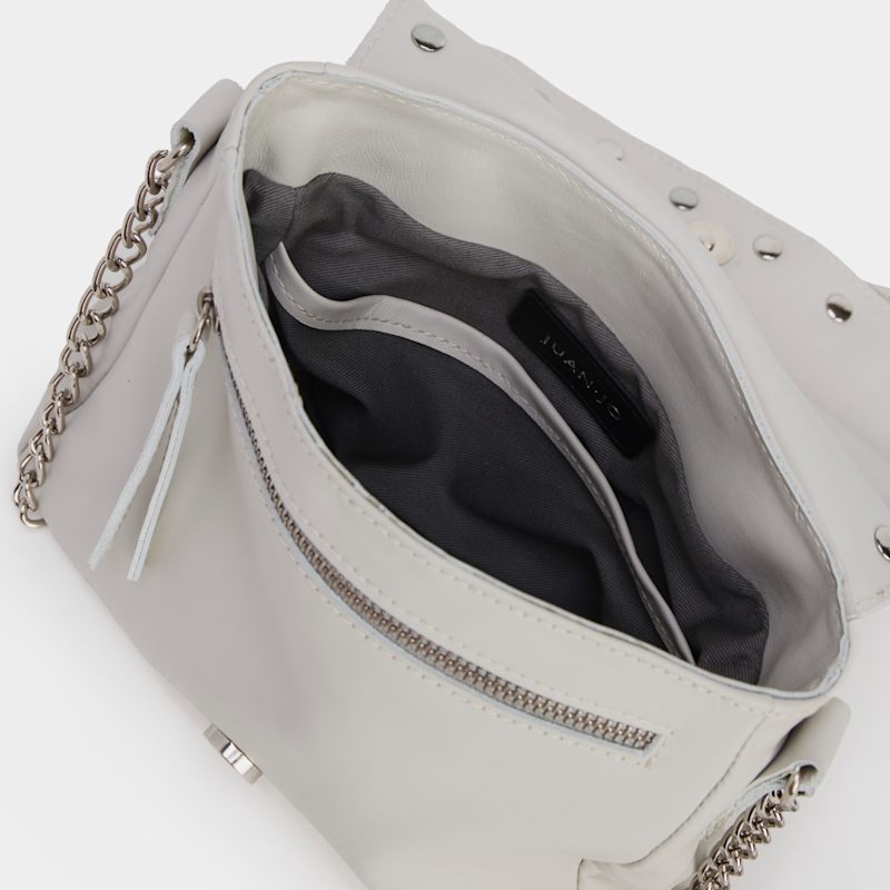 Thumbnail of Off White Leather Studded Crossbody Bag image