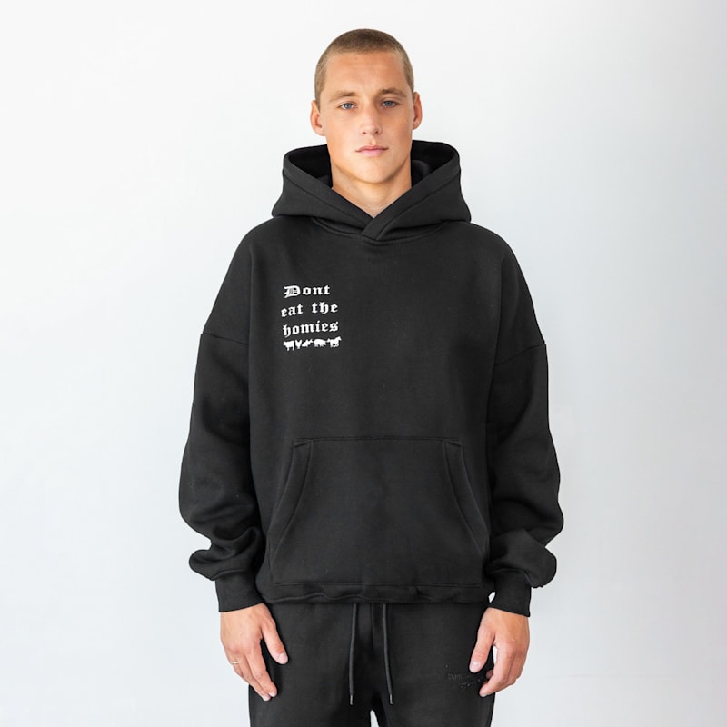 Og Dont Eat The Homies Hoodie - Black | DONT EAT THE HOMIES | Wolf