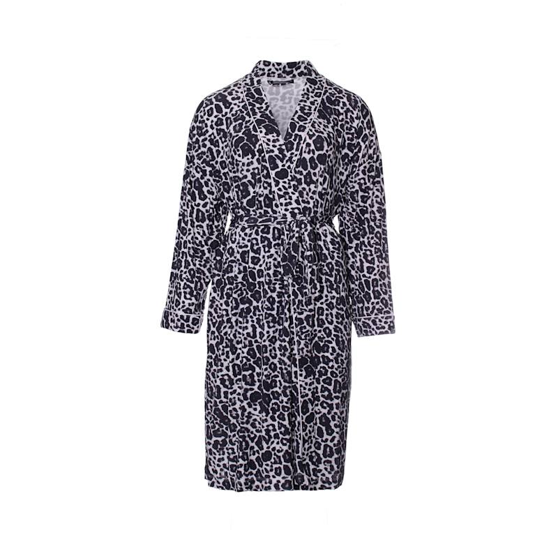 Thumbnail of Bamboo Kimono In Luxe Leopard Print image
