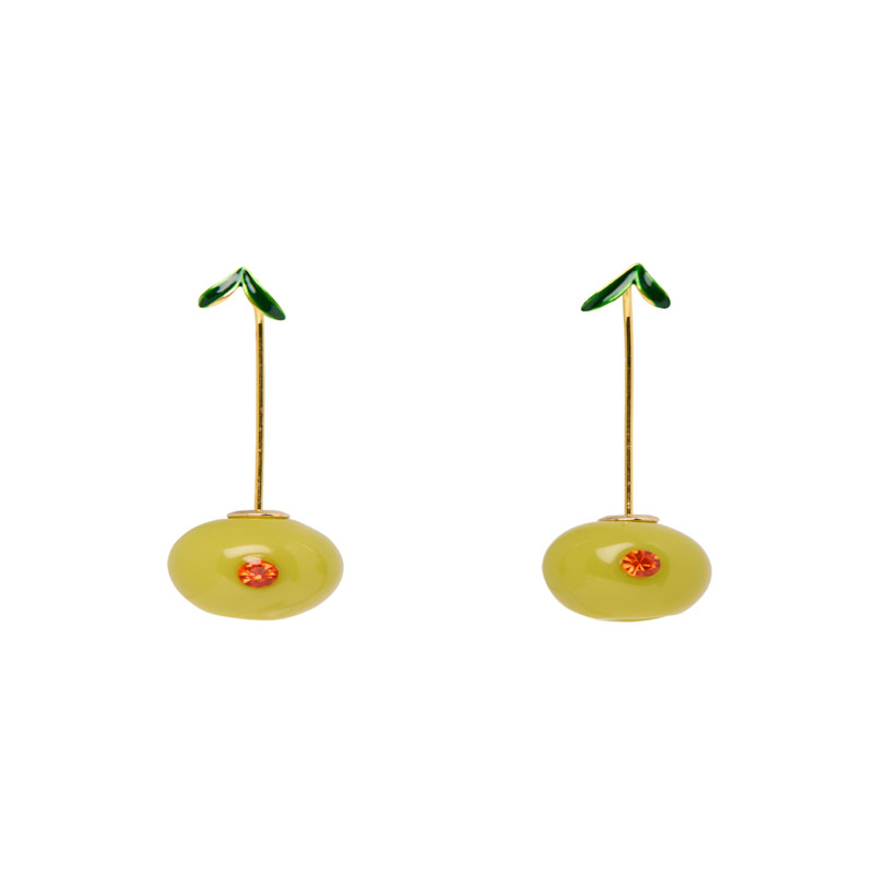 Thumbnail of Olive Drop Earrings image