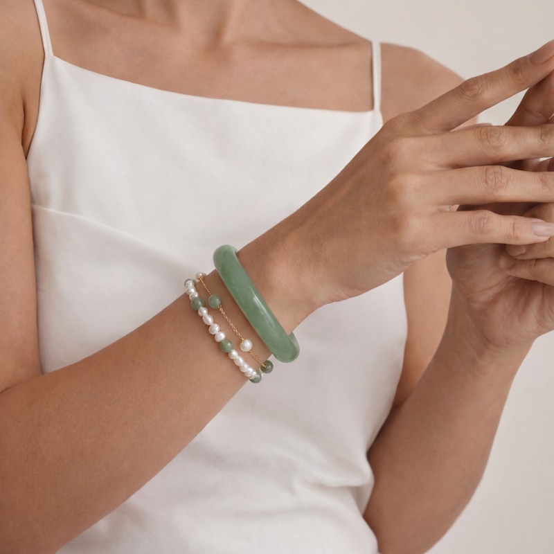Thumbnail of Olivia Jade Pearl Bracelet image