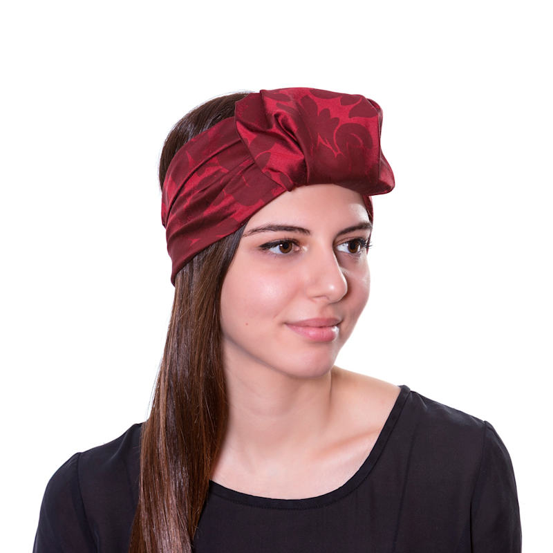 Paloma - Floral Silk Taffeta Headwrap | SIBI Hats | Wolf  display picture 1