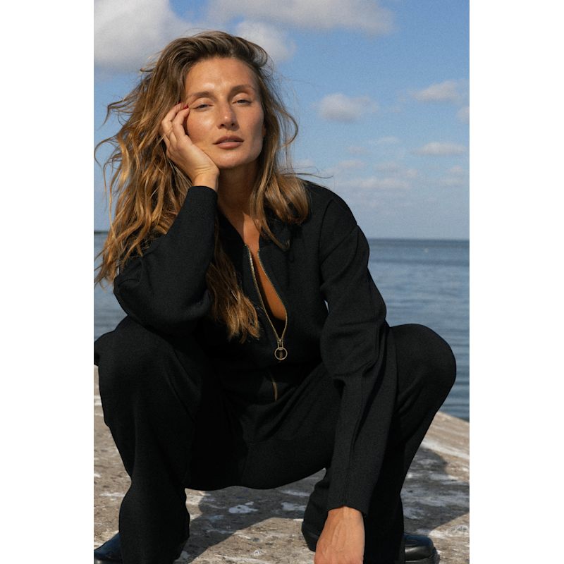 Thumbnail of Onda 100% Merino Bomber Jacket Black image