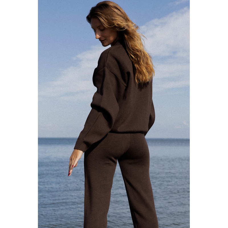 Thumbnail of Onda 100% Merino Bomber Jacket Chocolate image