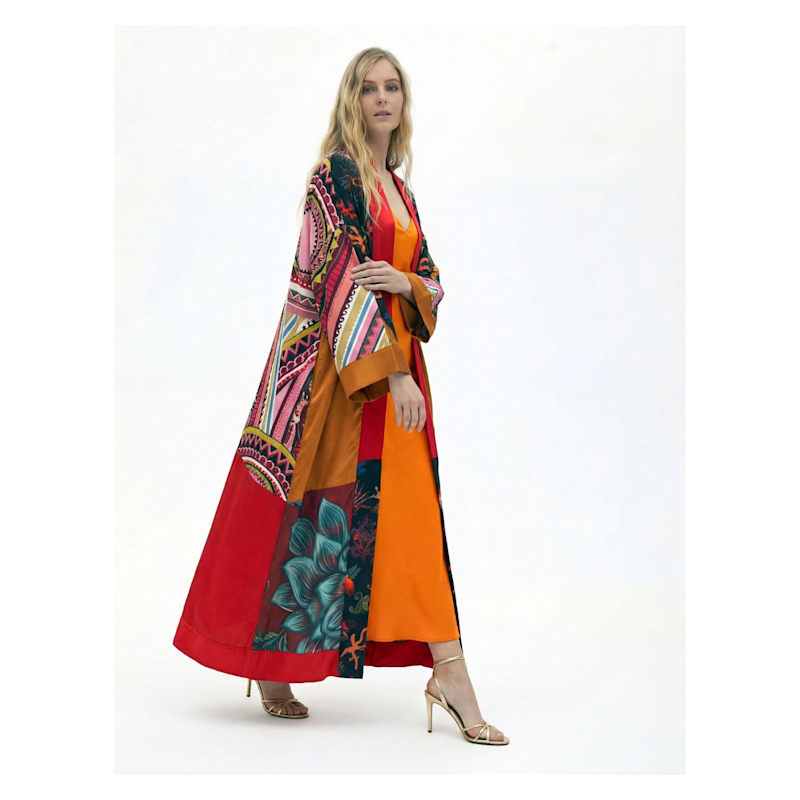 Thumbnail of One Of A Kind Golden Mist Abaya Kaftan image