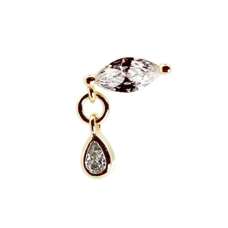 Thumbnail of Gold Dangle Earrings image