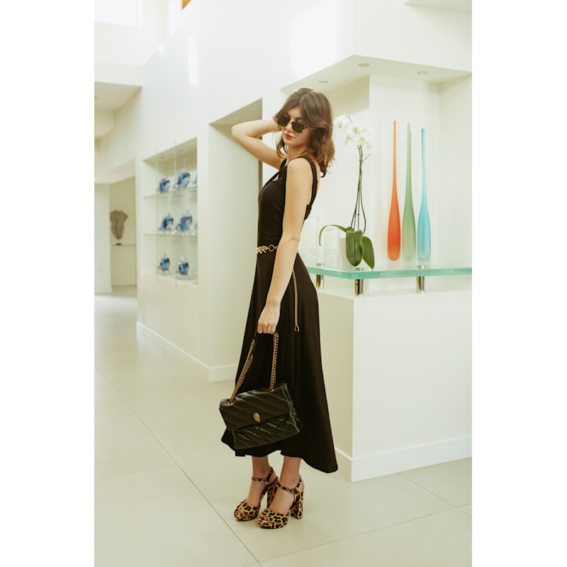 flared slip dress Onyx Fit and Flare Slip Dress  Jennafer Grace