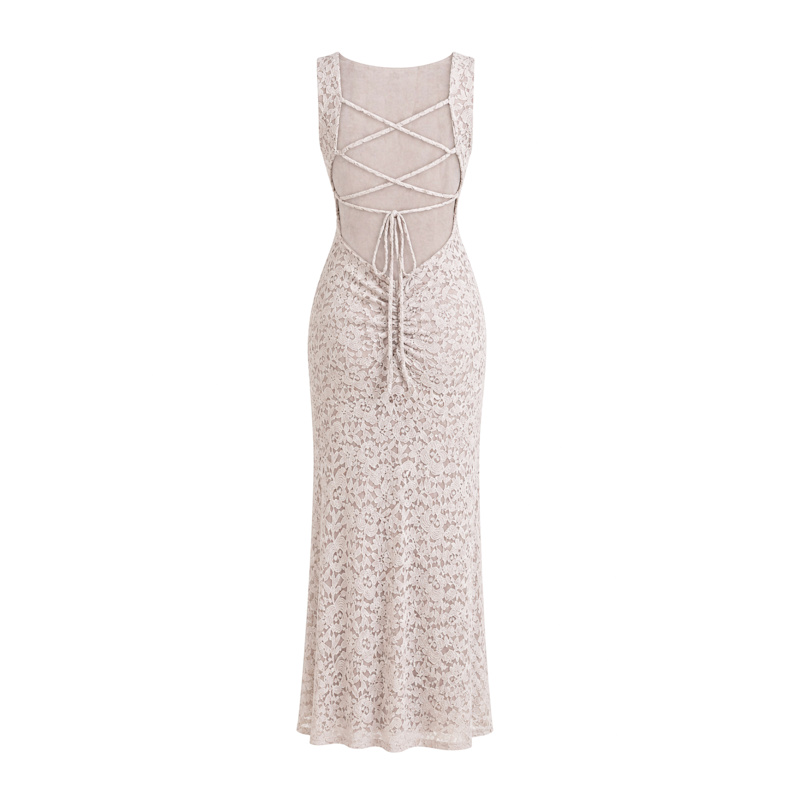 Thumbnail of Opaline Lace Dress - Light Grey image