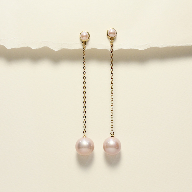 Thumbnail of Opera Rose Pearl Earrings image