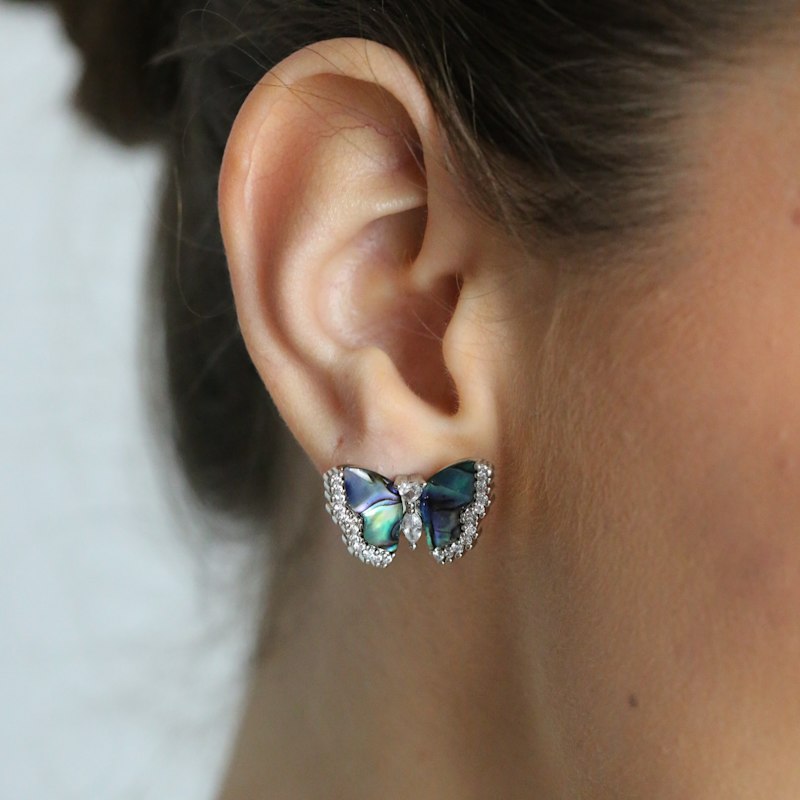 Thumbnail of Ophelia Butterfly Ear Studs image