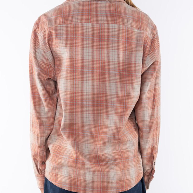 Thumbnail of Orange Summer Softy Plaid Shirt image