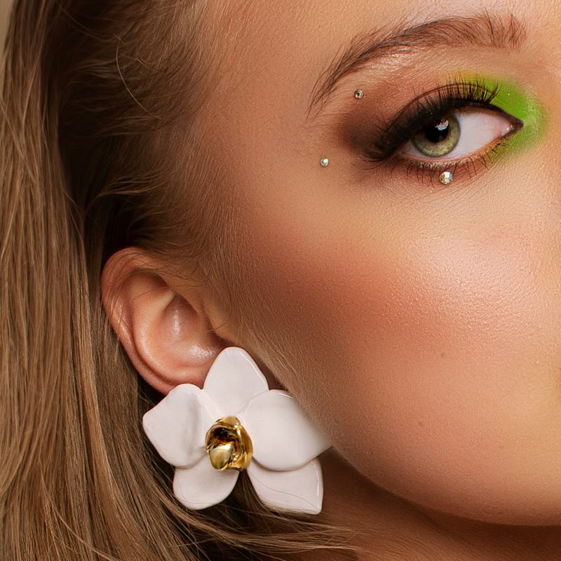 Thumbnail of Orchid Stud Earrings image