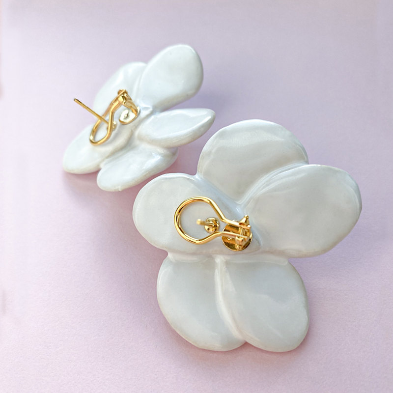 Thumbnail of Orchid Stud Earrings image