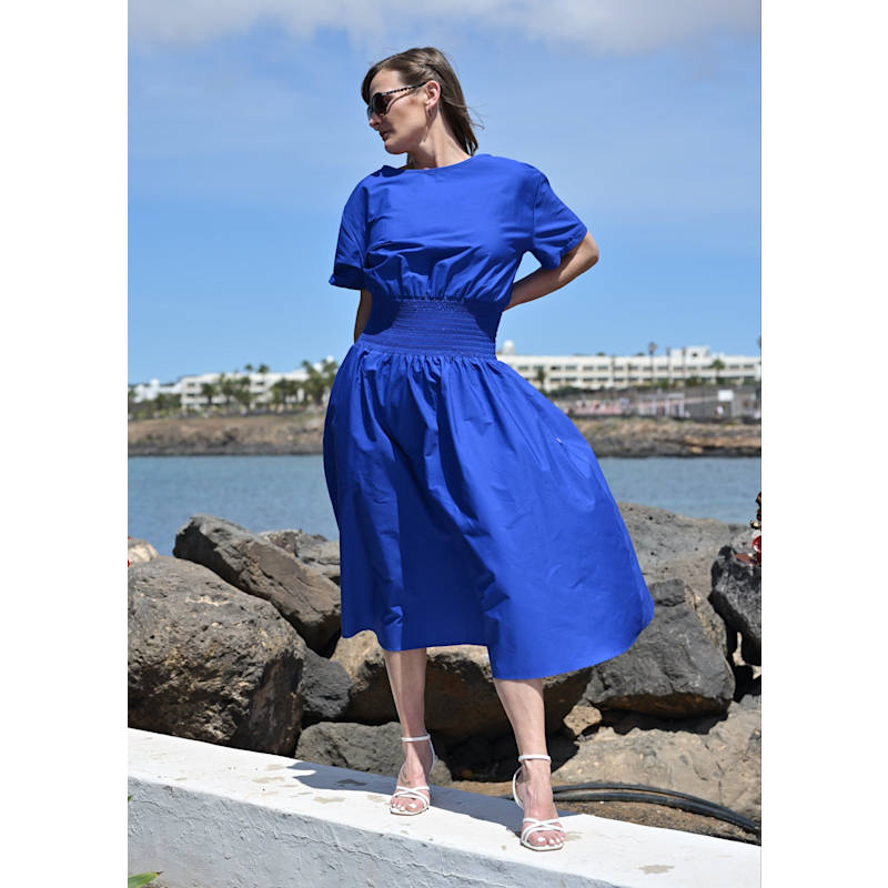 Thumbnail of Orchis Dress In Cobalt image
