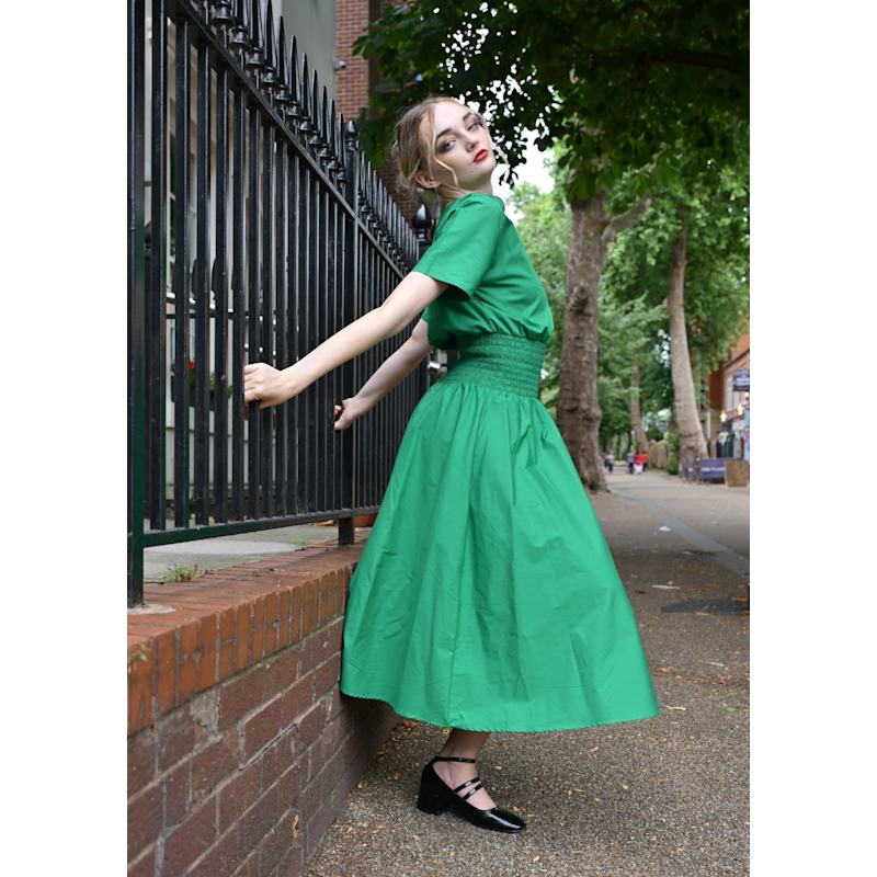 Thumbnail of Orchis Dress In Emerald image