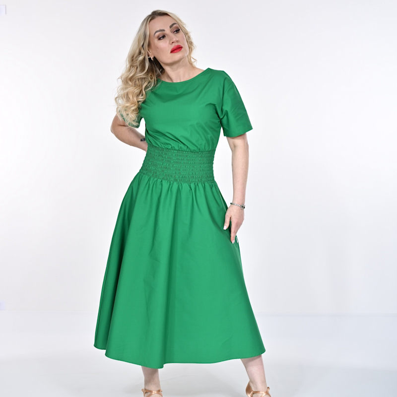 Thumbnail of Orchis Dress In Emerald image