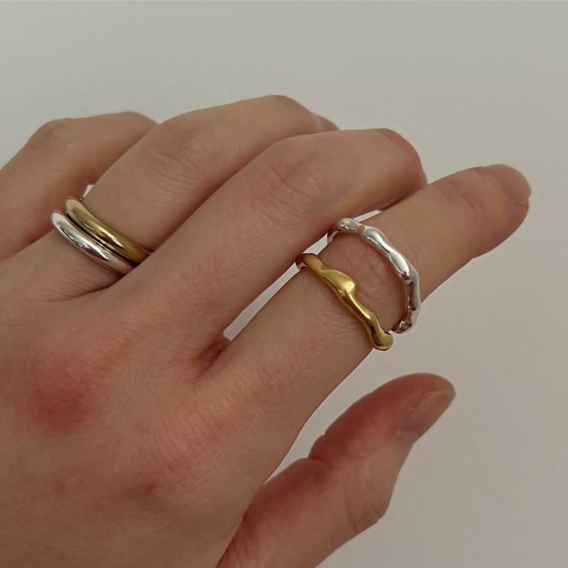 Thumbnail of Organic Band Ring-Silver image