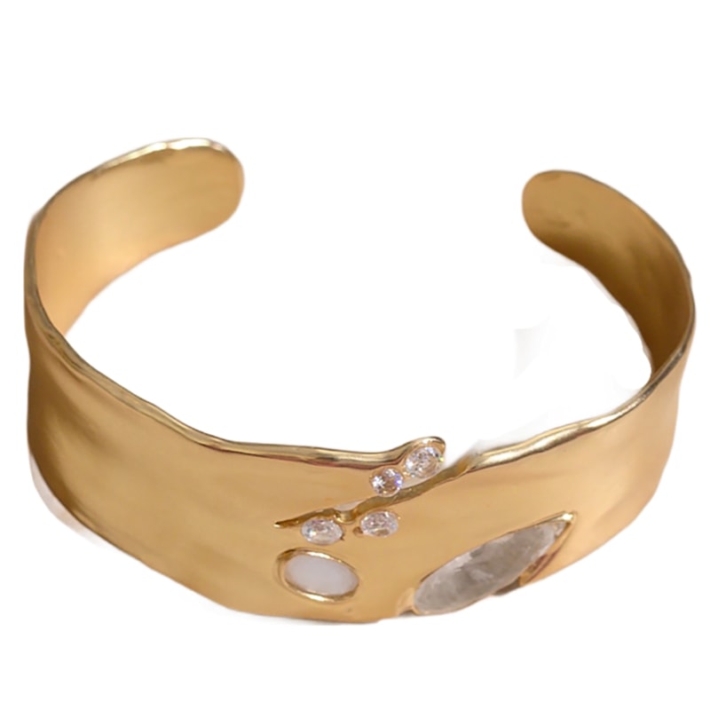 Thumbnail of Organic Celestial Bangle Statement Cuff Bracelet image