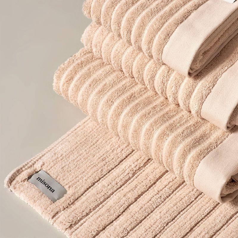 Thumbnail of Organic Cotton Bath Runner Mat - Natural image