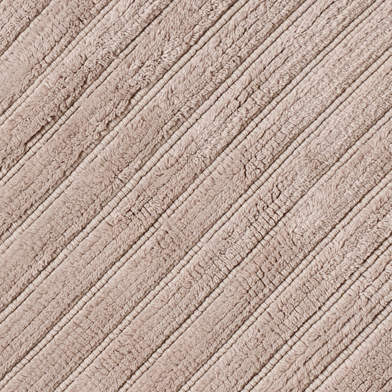 Thumbnail of Ribbed Organic Cotton Bath Runner Mat - Light Grey image