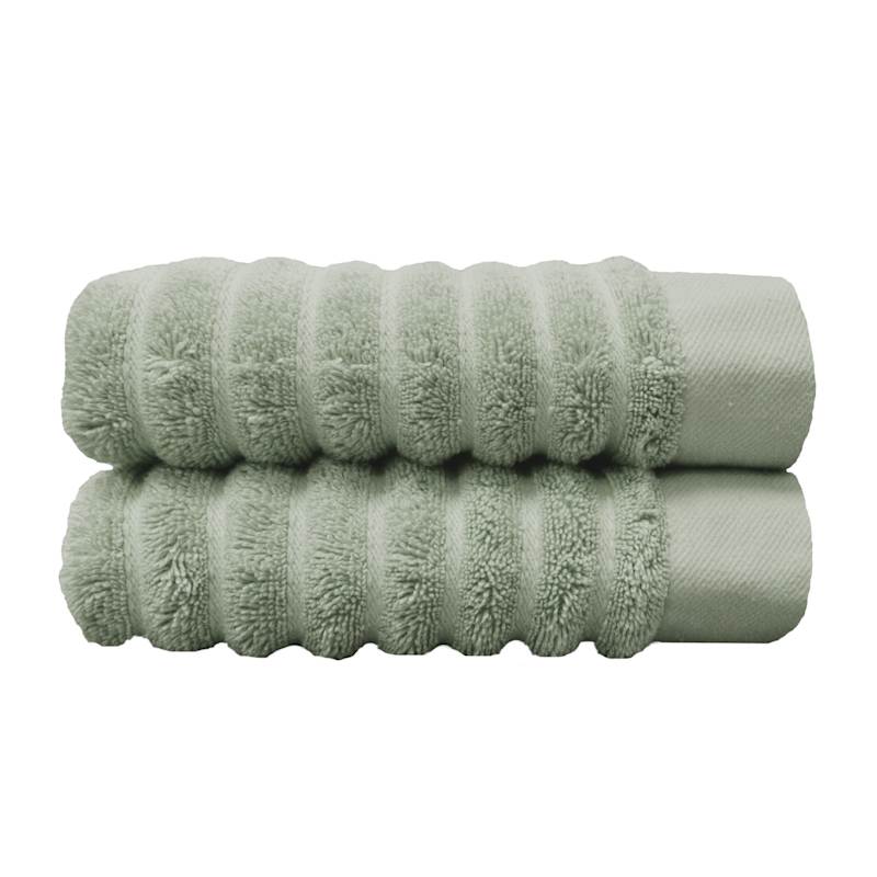 Thumbnail of Organic Cotton Bath Towel Set - Sage Green image