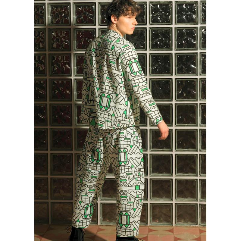 Thumbnail of Organic Cotton & Linen Shirt In Circuit Garden image