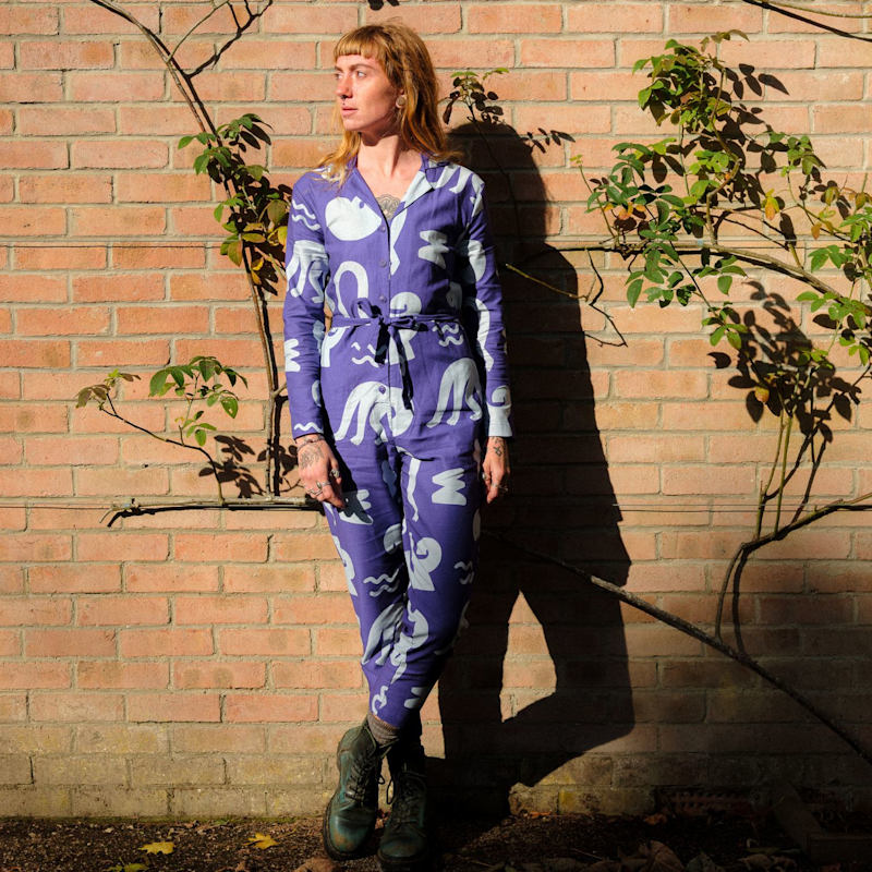Thumbnail of Organic Cotton & Linen Jumpsuit In Things image