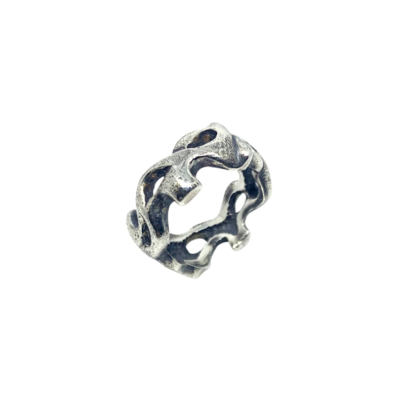 Thumbnail of Organic Ring For Women | Sterling Silver, Sculptural Design image