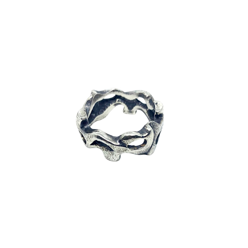 Thumbnail of Organic Ring For Women | Sterling Silver, Sculptural Design image
