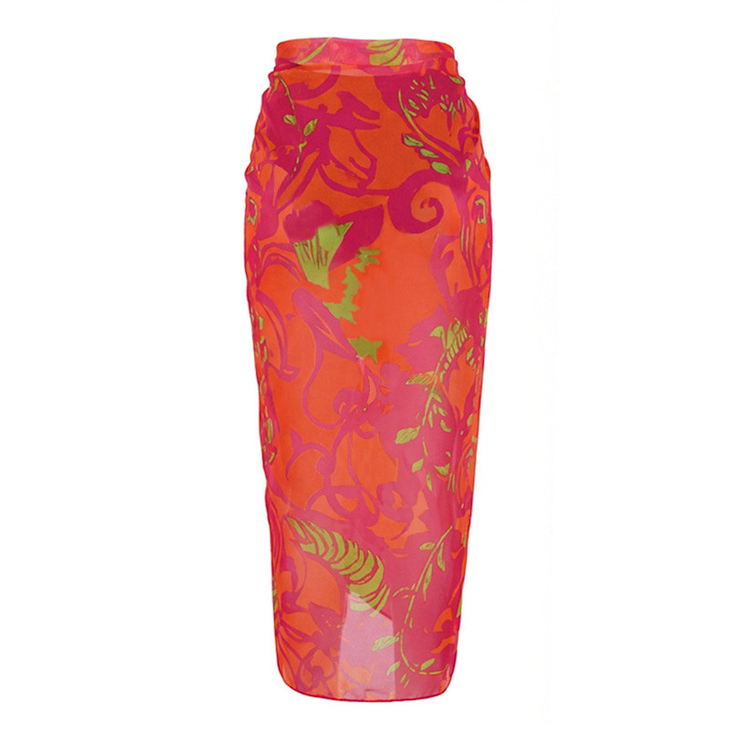 Thumbnail of Orneta Abstract Print Sarong Pareo image