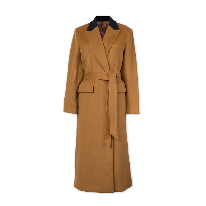 Thumbnail of Oslo Tailored Coat - Camel & Black image