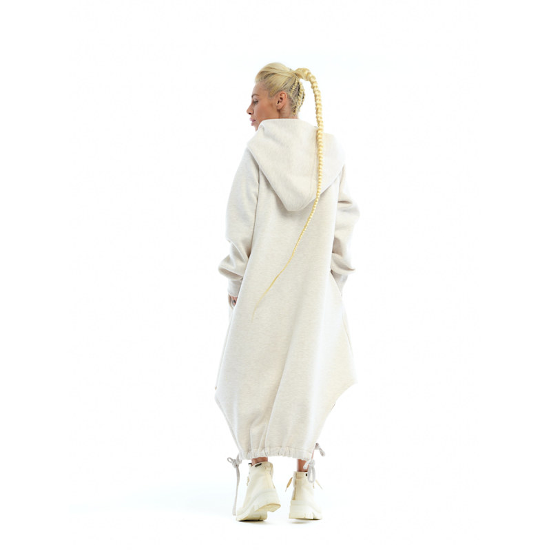 slim fit dress slacks Sweatshirt Dress with Shoulder Detail S/M main image 0