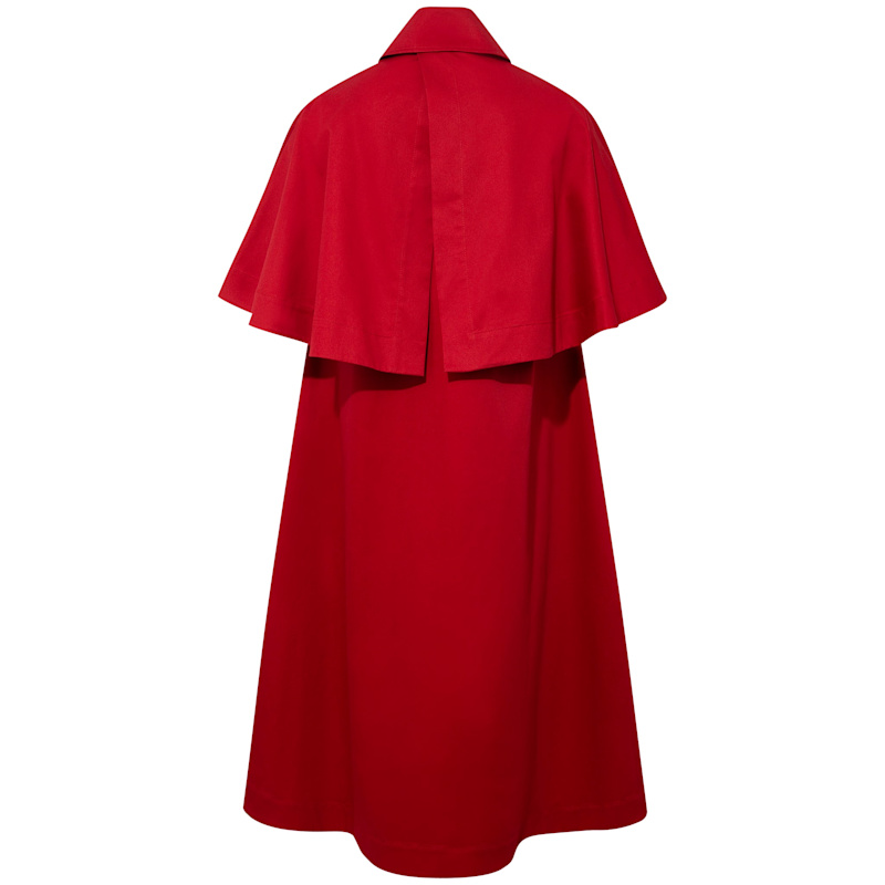 cape cotton dress Femponiq Oversized Cape Cotton Dress