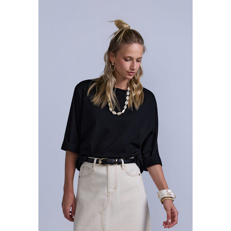 Thumbnail of Oversized Essential Tee - Black image