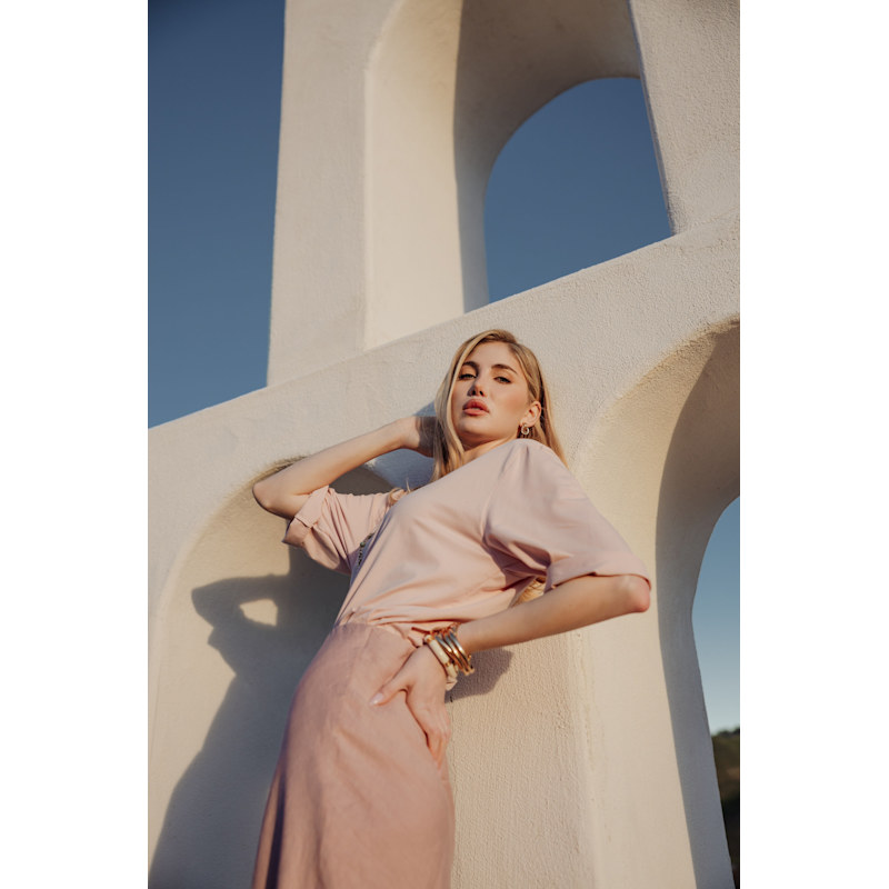 Oversized Essential Tee - Pink | RAVE ON TREND | Wolf & Badger