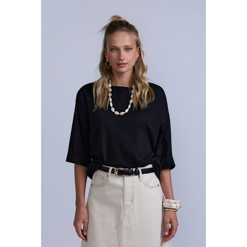 Thumbnail of Oversized Essential Tee - Black image