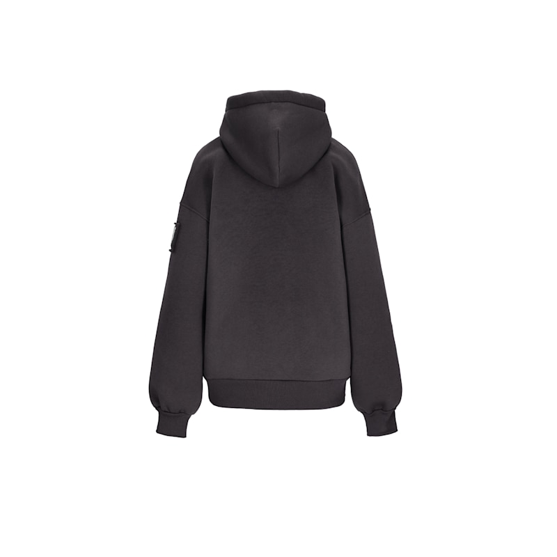 Oversized hoodie with kangaroo pocket